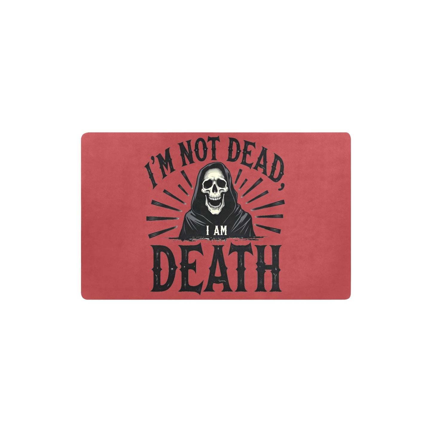 I'm Not Dead Grim Reaper Kitchen Mat 32"x20"