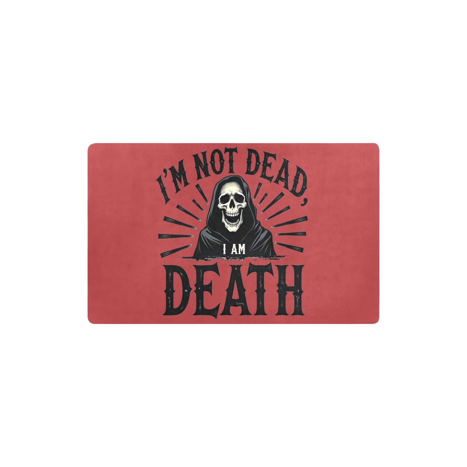 I'm Not Dead Grim Reaper Kitchen Mat 32"x20"