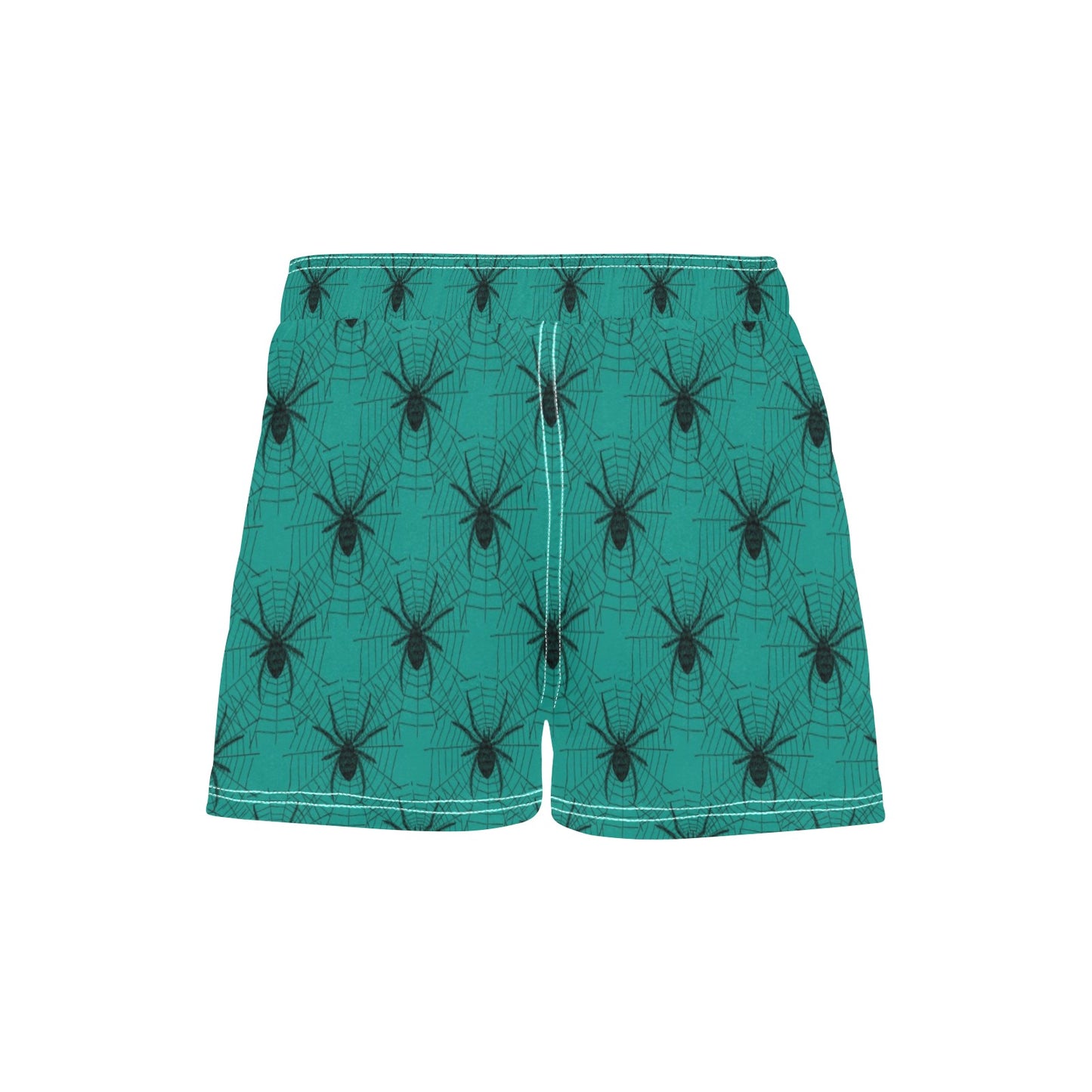 Spiders On Teal Casual Board Shorts