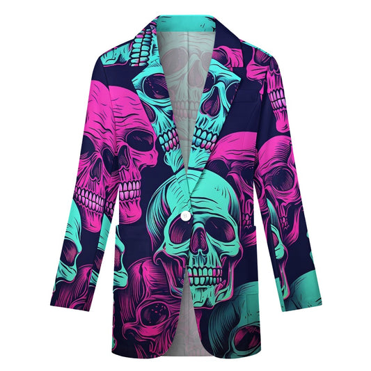 Neon Skulls Casual Suit Jacket