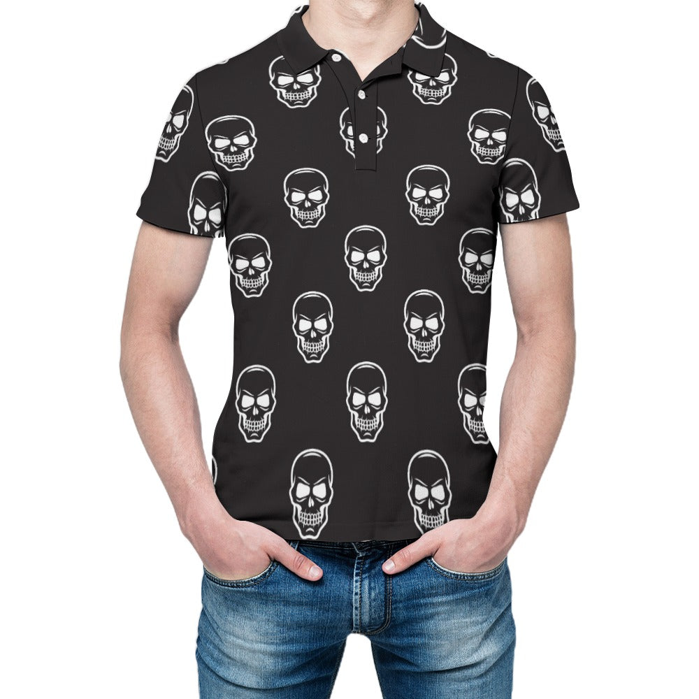 Smiling Skulls Polo Shirt