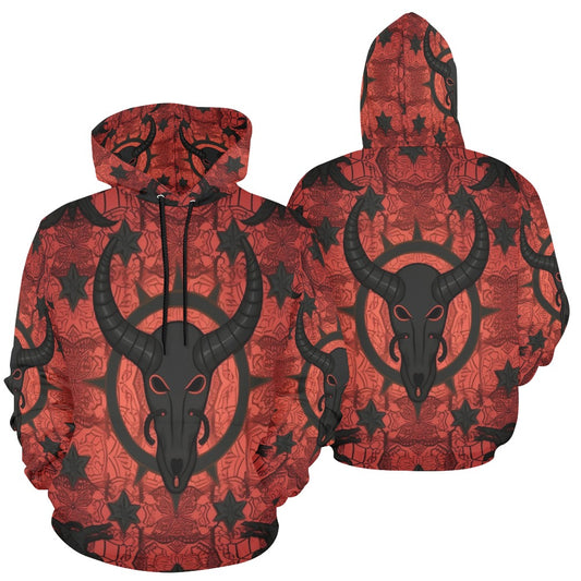 Baphomet Red Hoodie