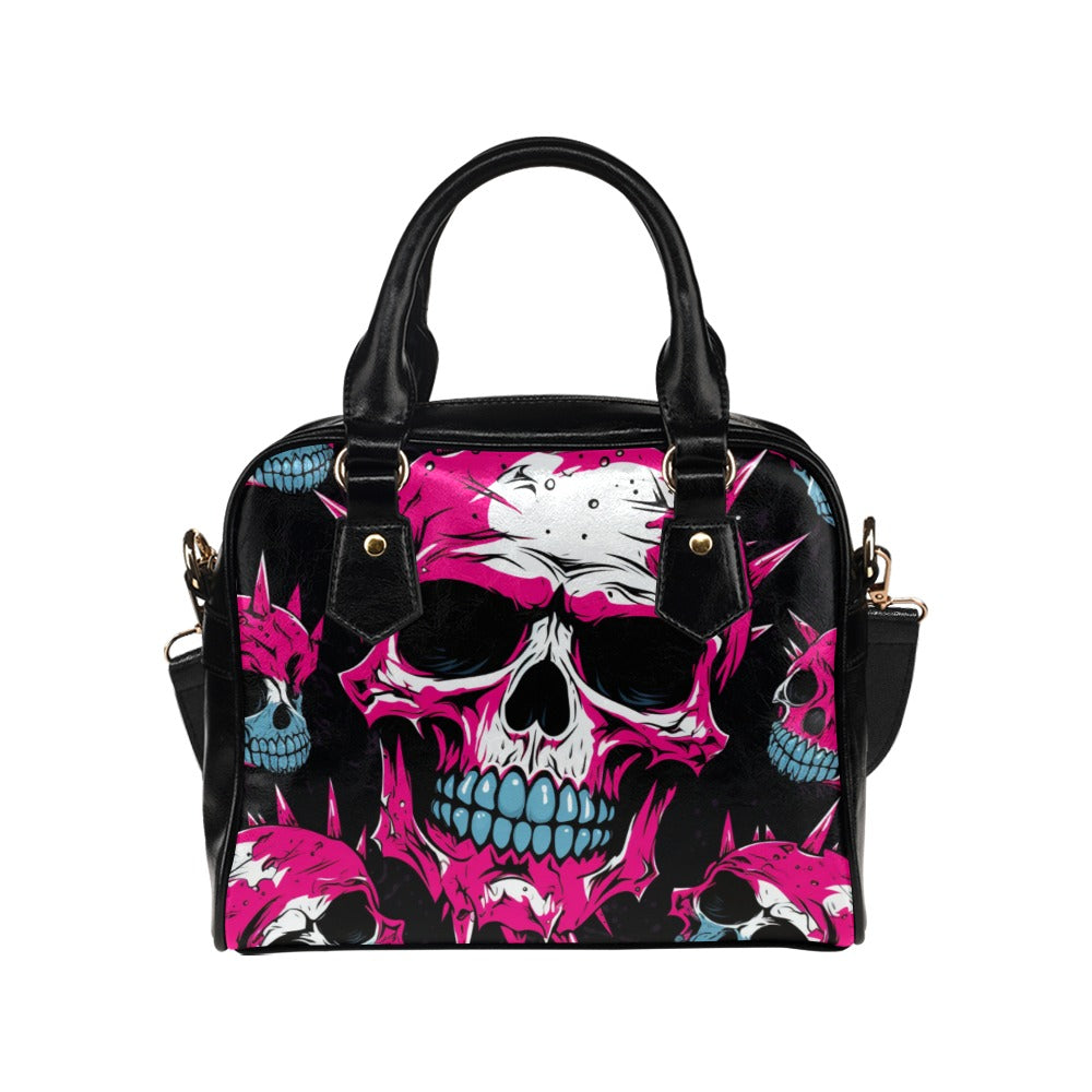 Punk Skull Shoulder Handbag