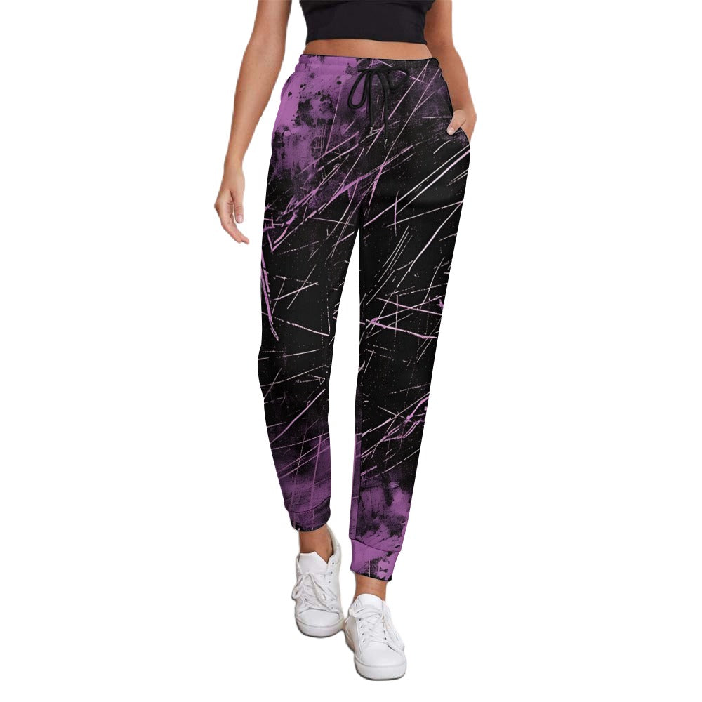 Purple And Black Sweatpants