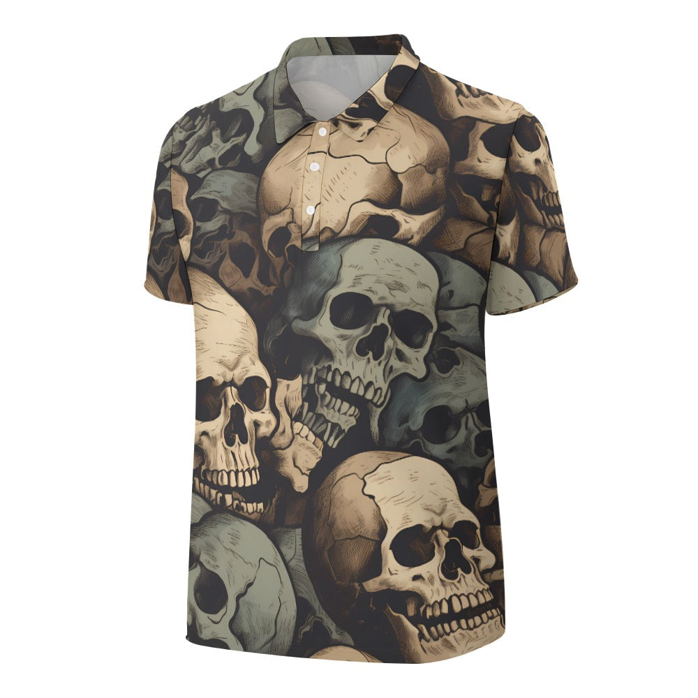 Skull Pile Polo Shirt