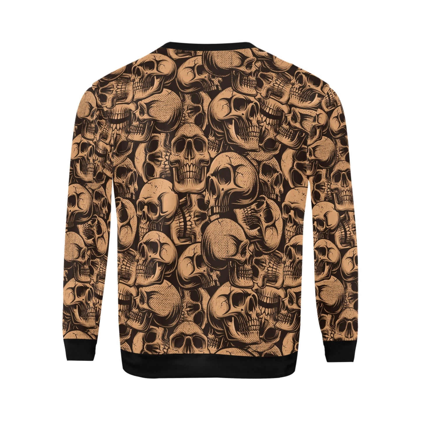 Bronze Skulls Men's Crew Neck Sweatshirt