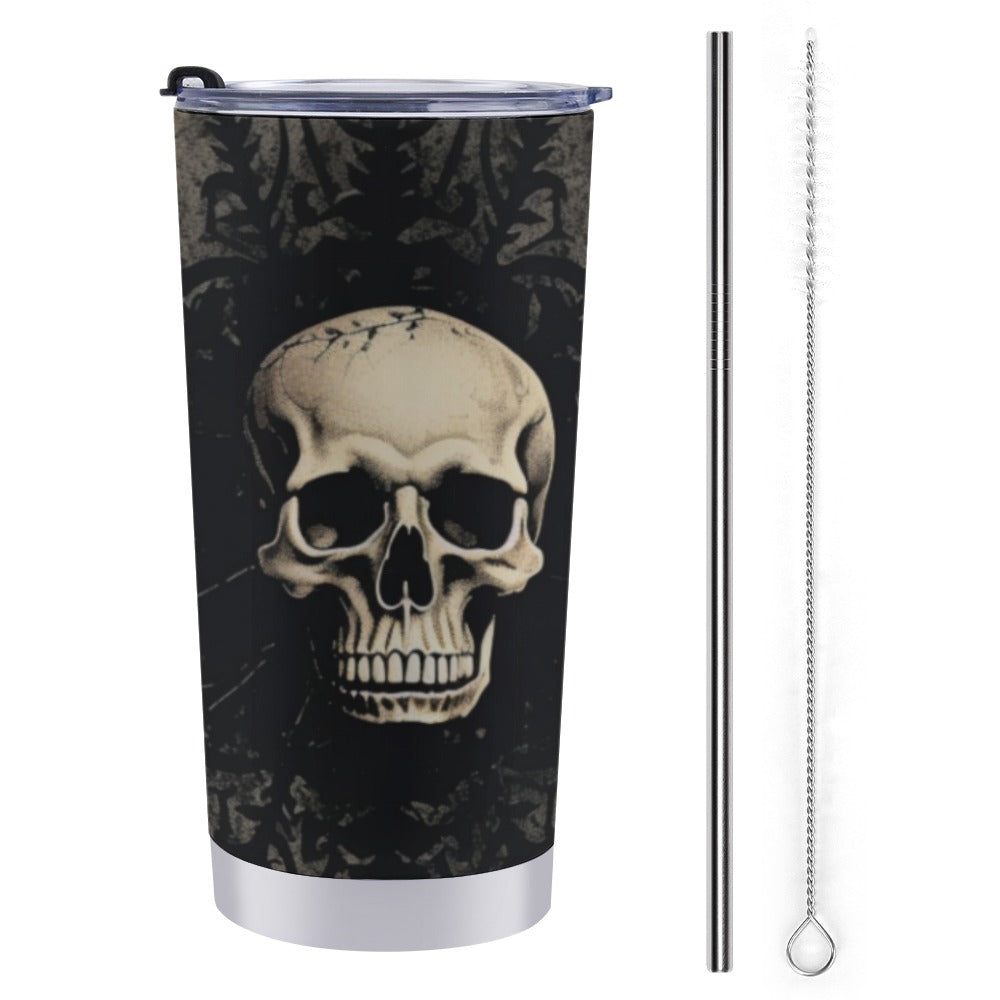 Skull And Goth Design 20 Oz Travel  Mug