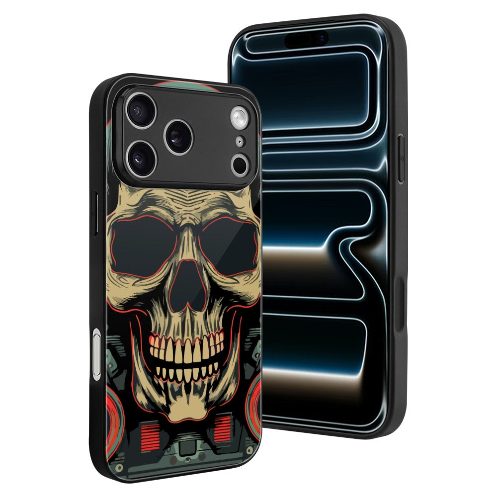 Retro Skulls Apple iPhone 17 Series Glass Phone Case