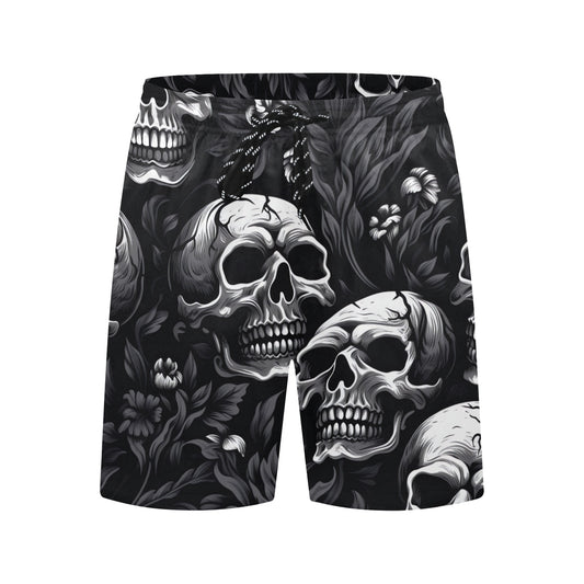 Skulls And Decay Beach Shorts
