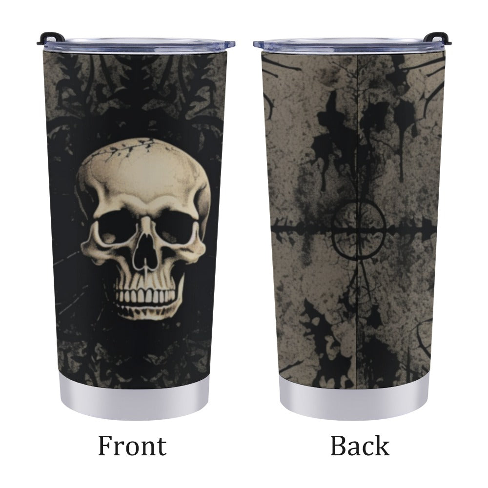 Skull And Goth Design 20 Oz Travel  Mug