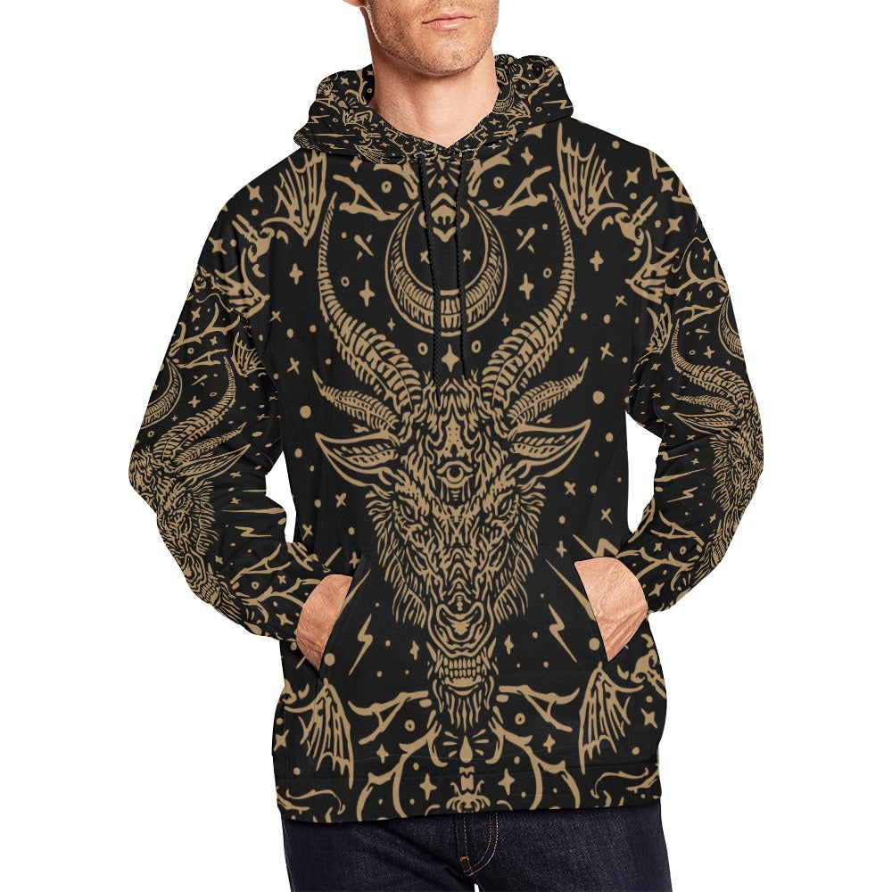 Baphomet And The All Seeing Eye Hoodie