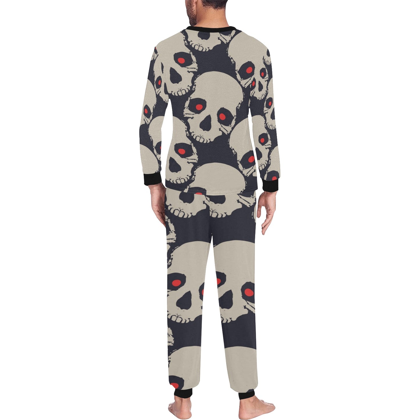Red Eyed Skulls Pajama Set