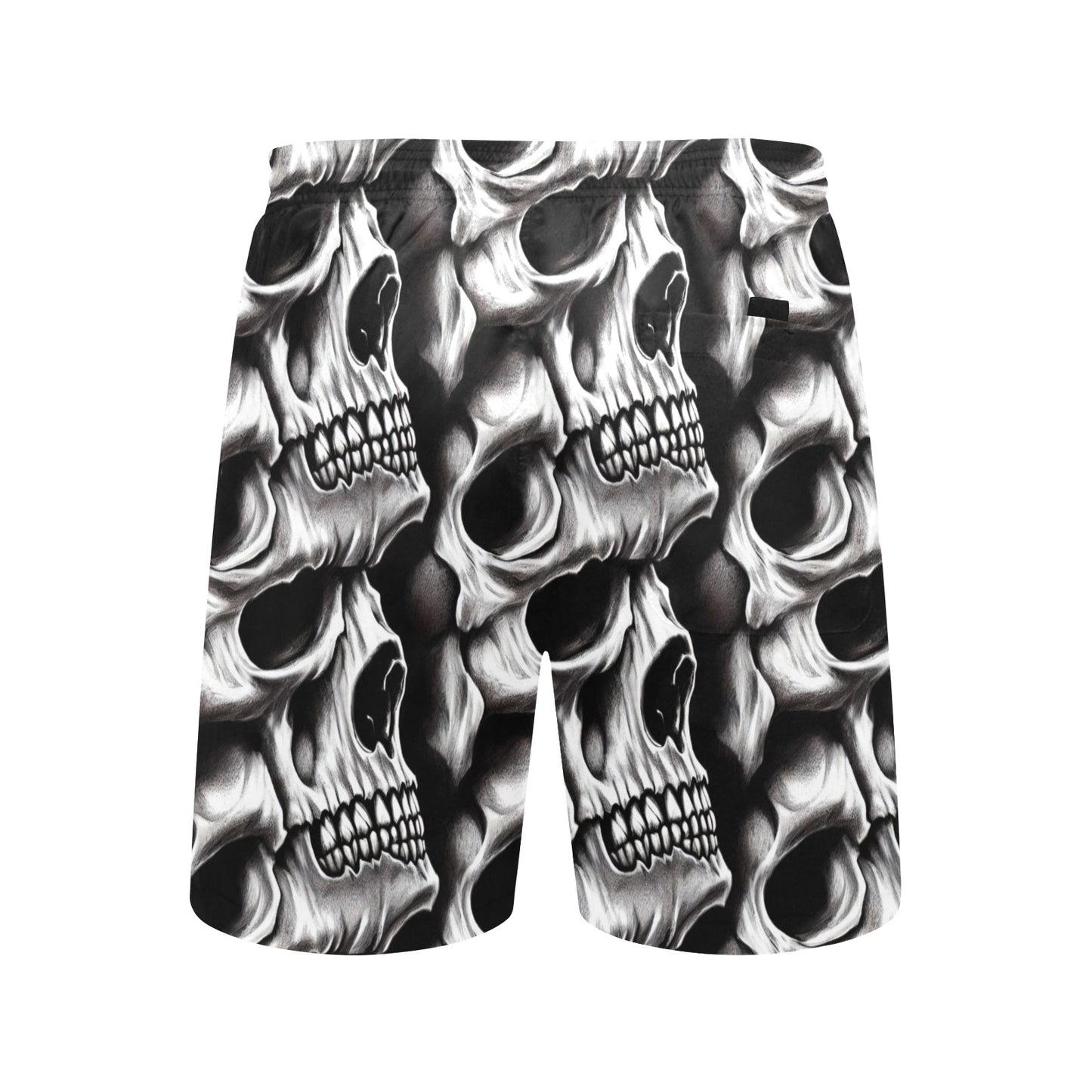 Skull Faces Beach Shorts