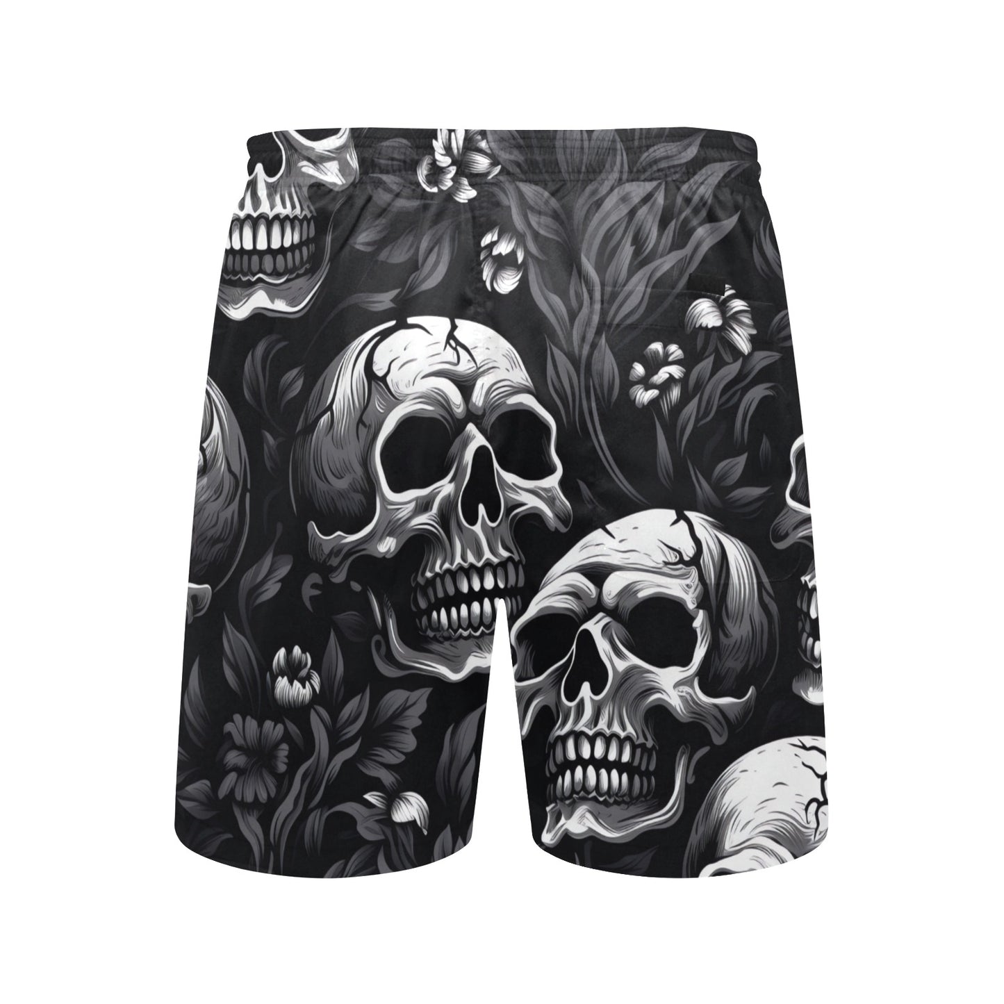 Skulls And Decay Beach Shorts