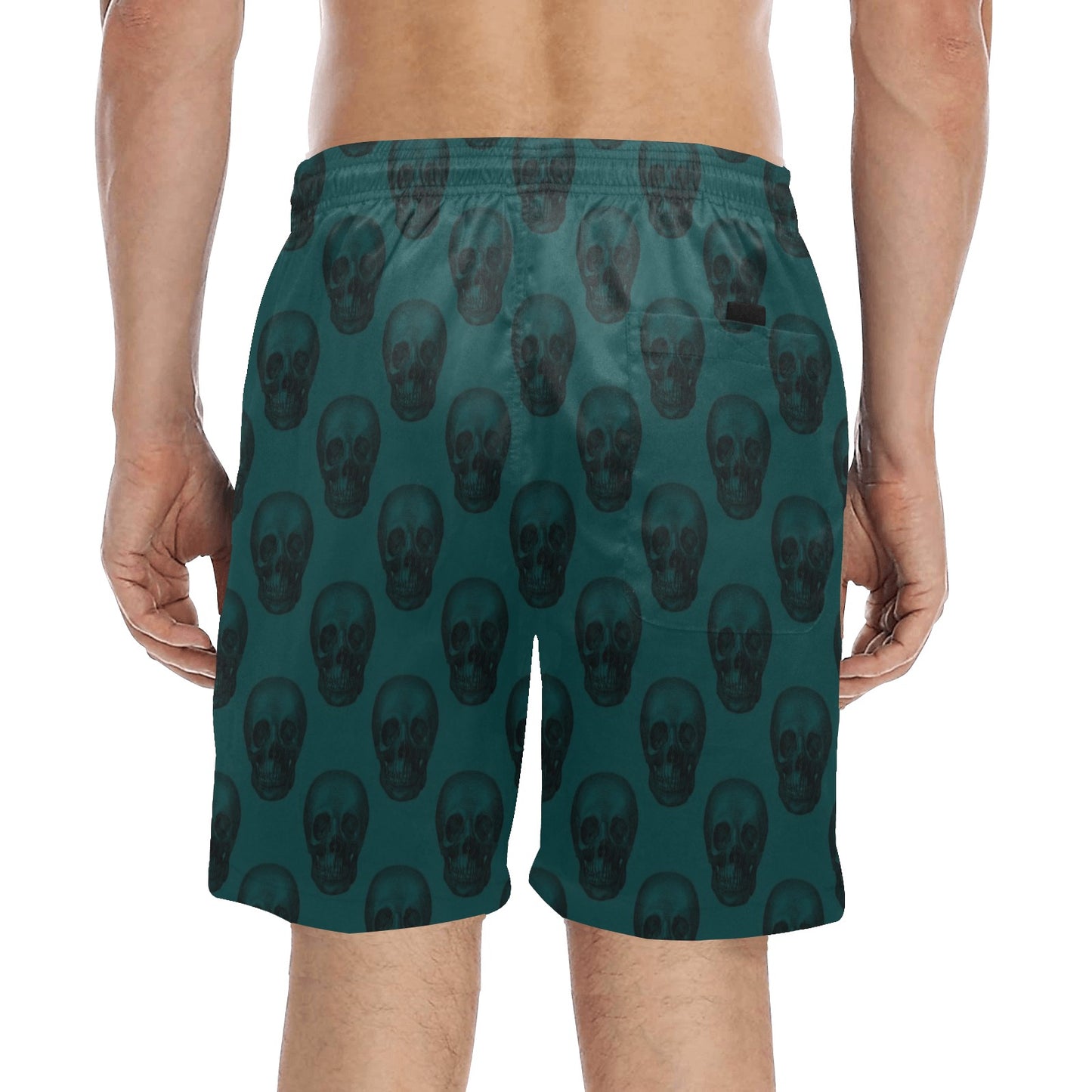 Skulls And Skulls Beach Shorts