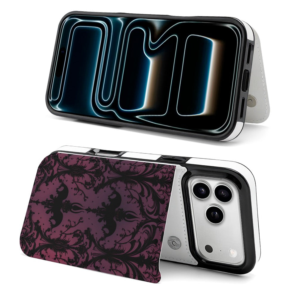 Gothic Purple Design Apple iPhone 17 Series TPU Phone Case