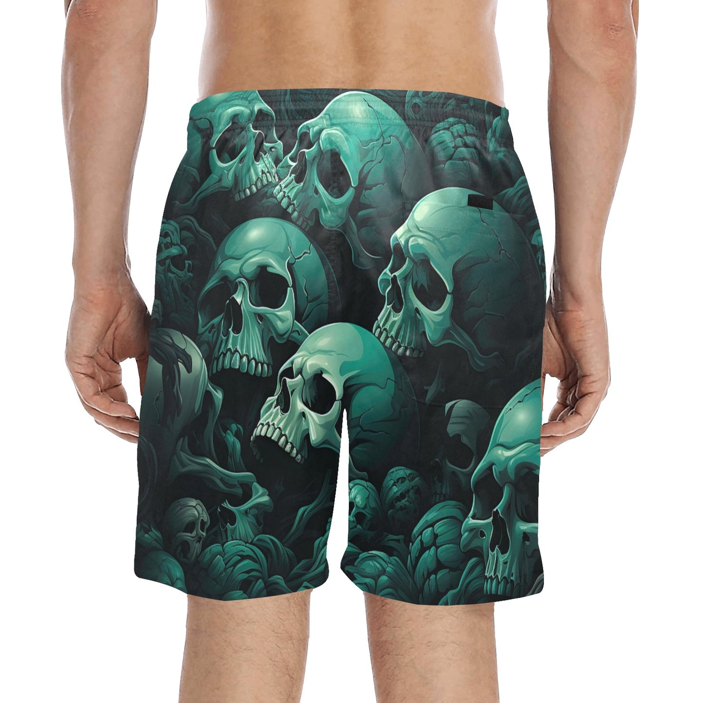 Sea Of Skulls Beach Shorts