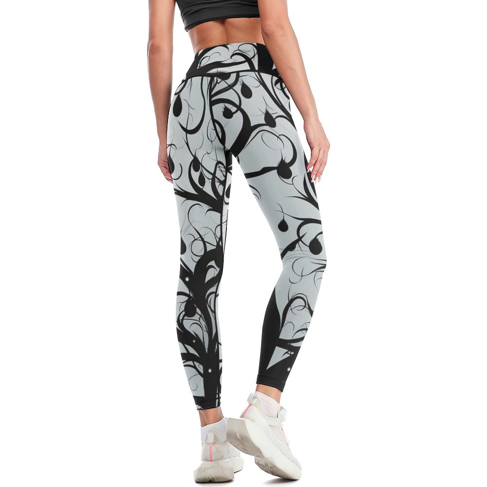 Vines Of Darkness Yoga Pants