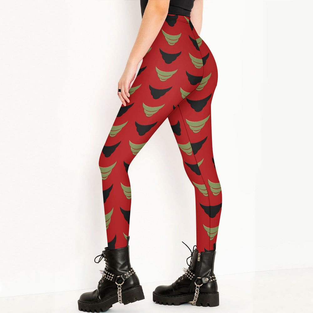 Cones On Red Leggings