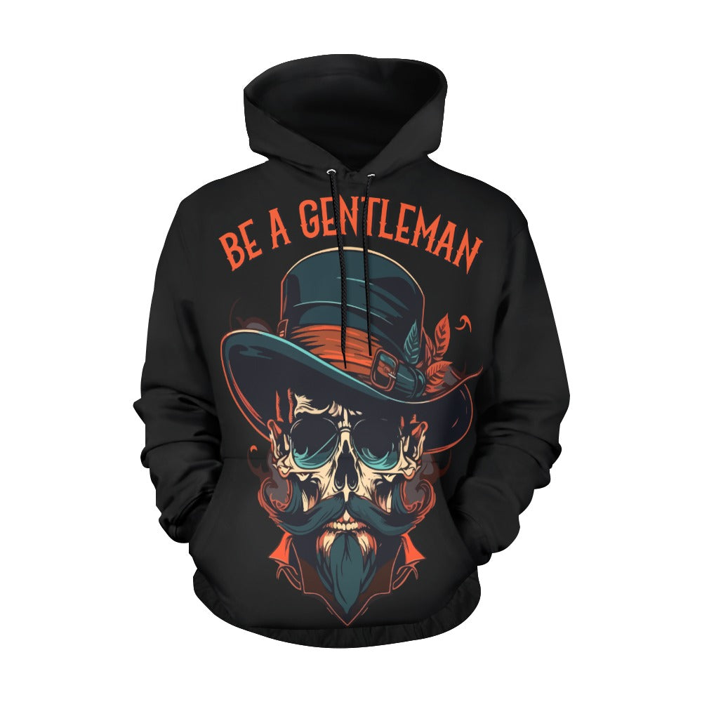 Be A Gentleman Skull Hoodie