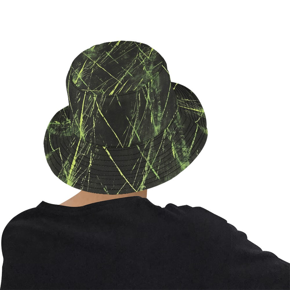 Green Strikes Bucket Hat
