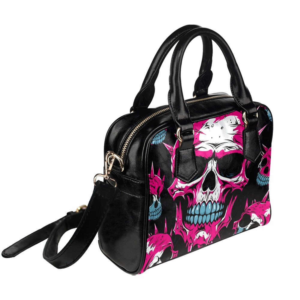 Punk Skull Shoulder Handbag