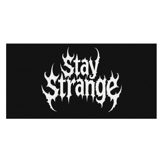 Stay Strange beach towel 160x80cm