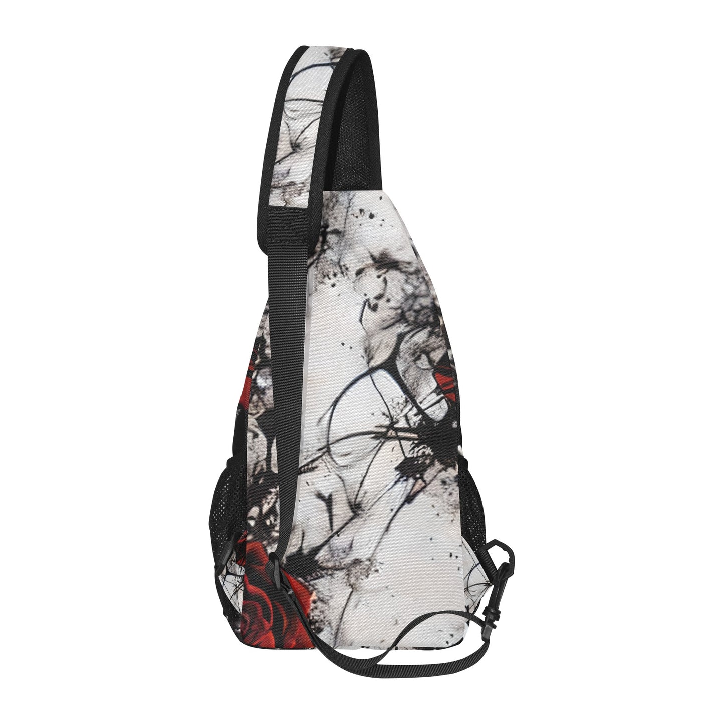 Gothic Paint Splatter Chest Bag