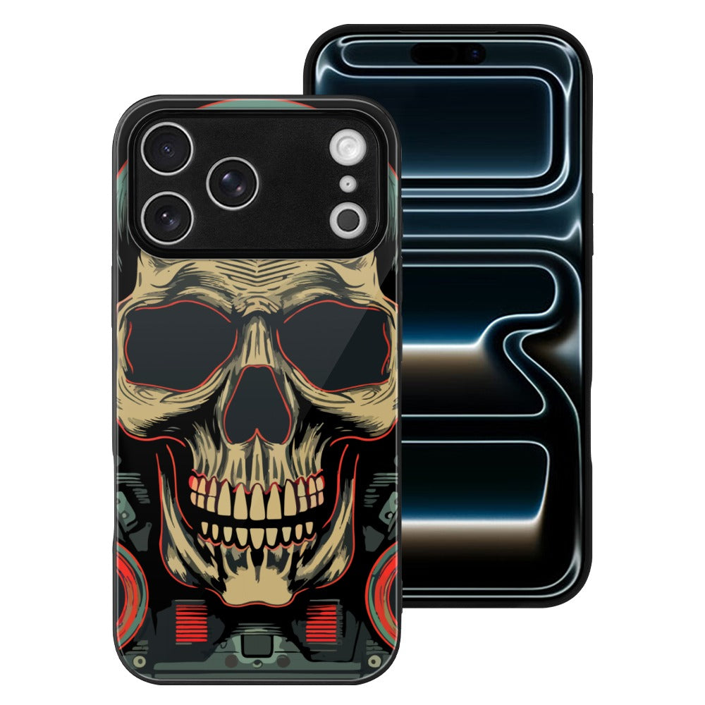 Retro Skulls Apple iPhone 17 Series Glass Phone Case