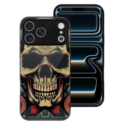 Retro Skulls Apple iPhone 17 Series Glass Phone Case