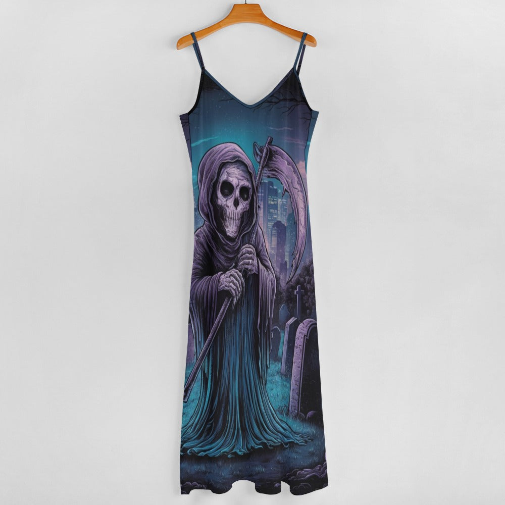 The Reaper Waits Sling Ankle Long Dress