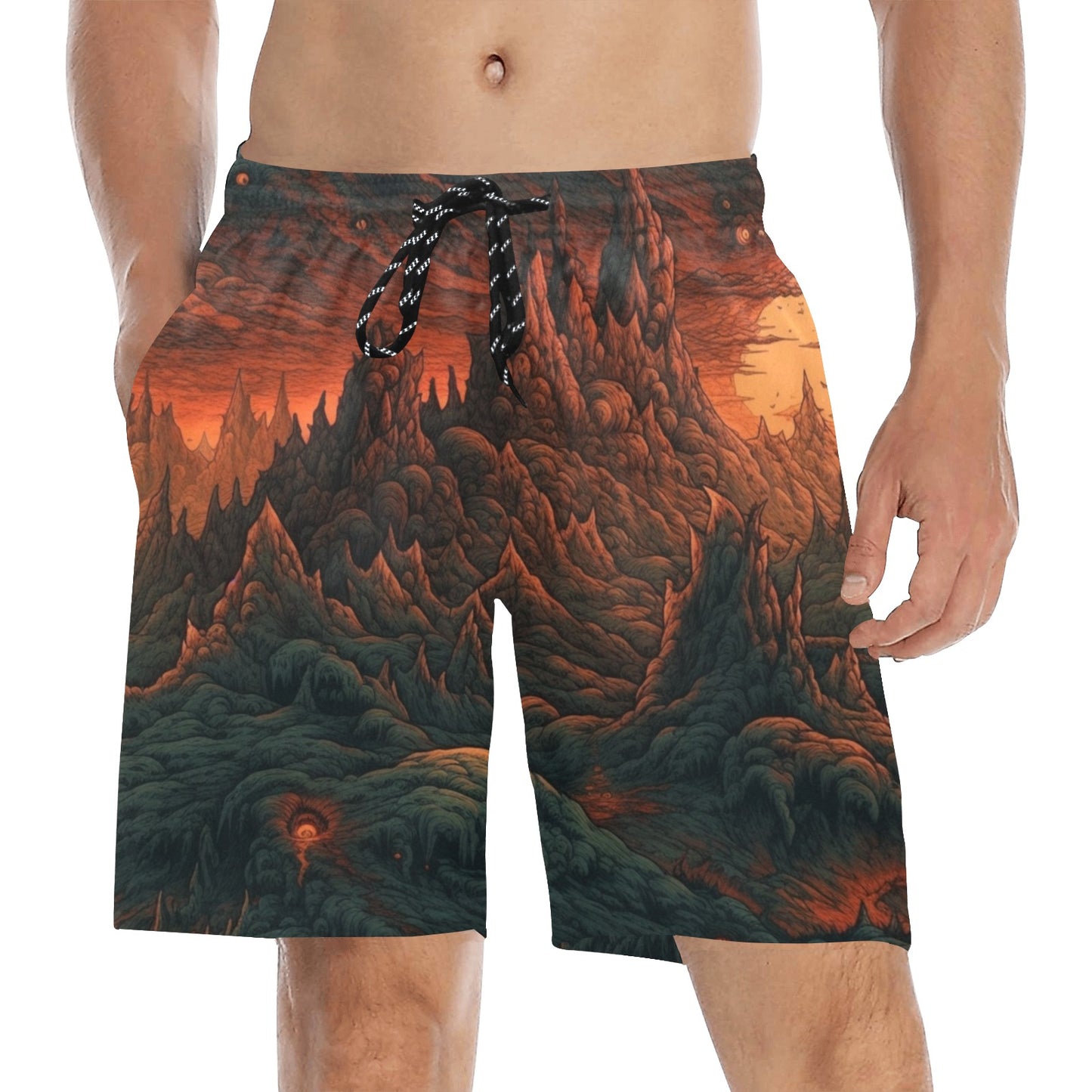 Hellscape Beach Shorts