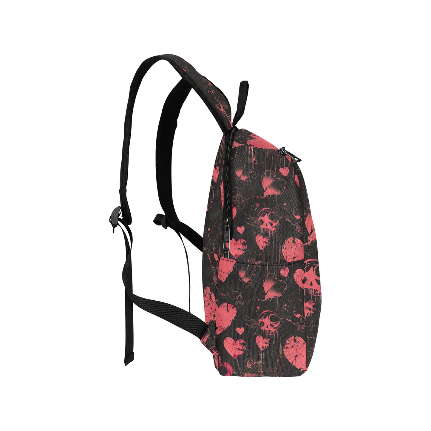 Faded Pink Hearts Lightweight Casual Backpack