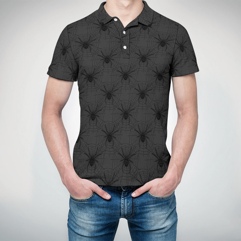 Crawling Spiders Polo Shirt