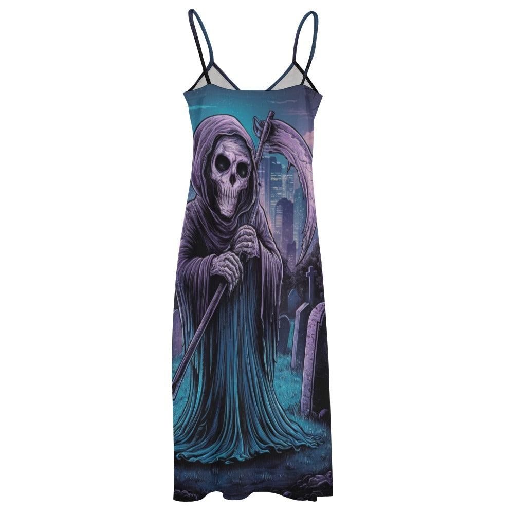 The Reaper Waits Sling Ankle Long Dress