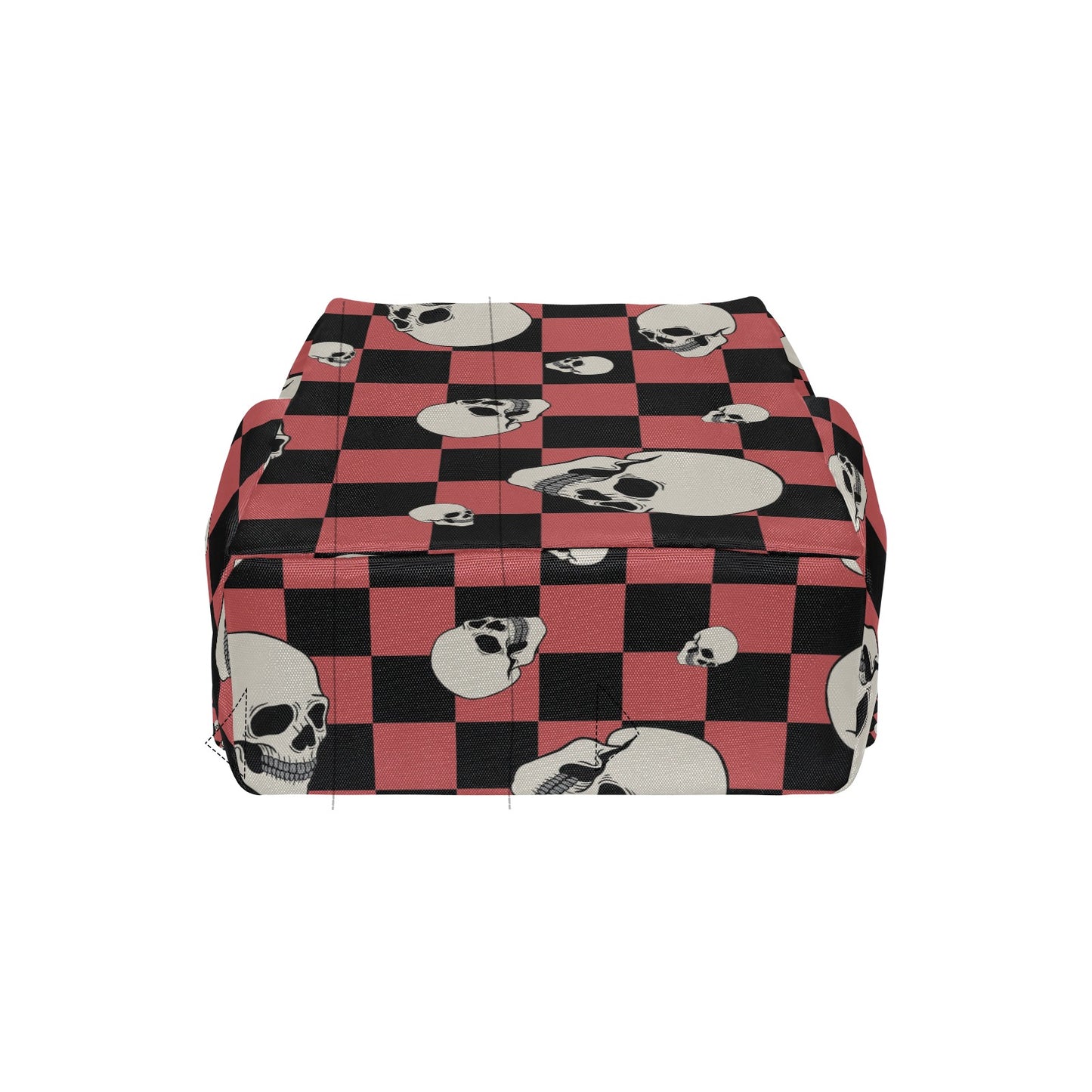 Checkers And Skulls Lightweight Casual Backpack