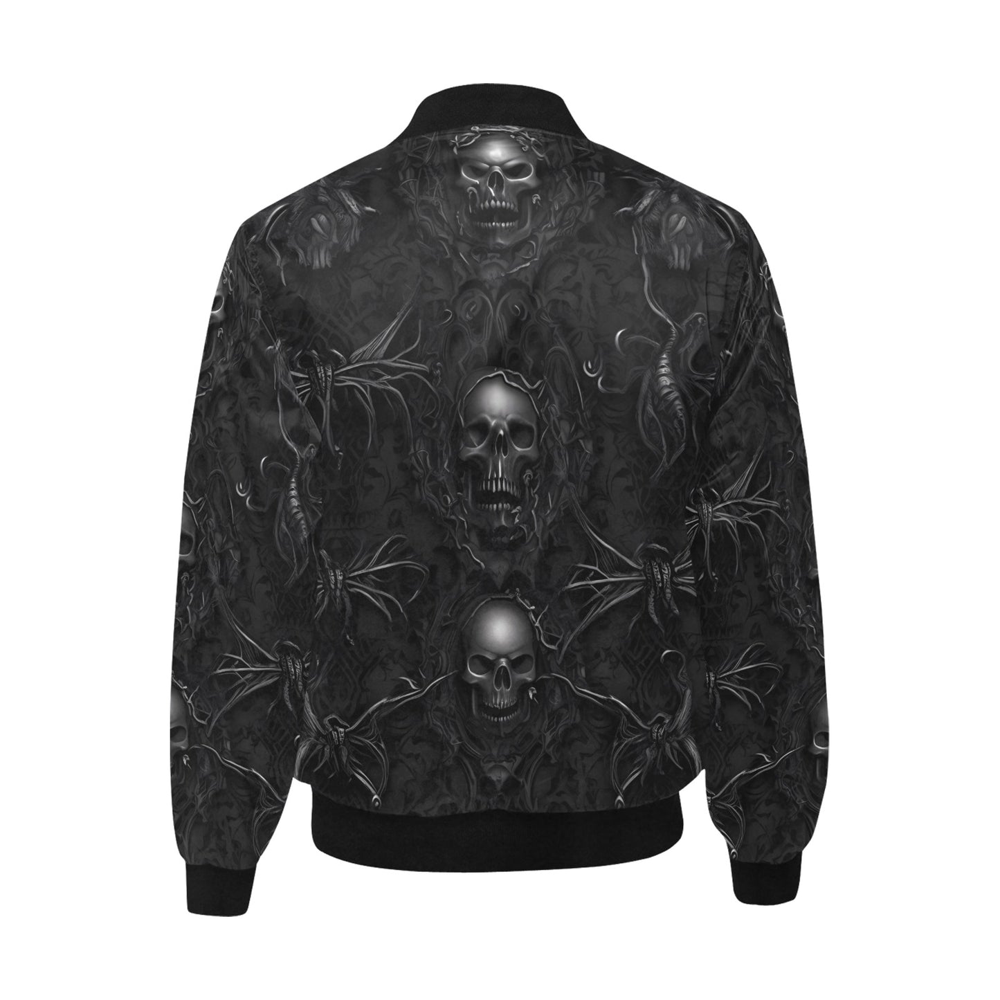 Goth And Skulls Bomber Jacket