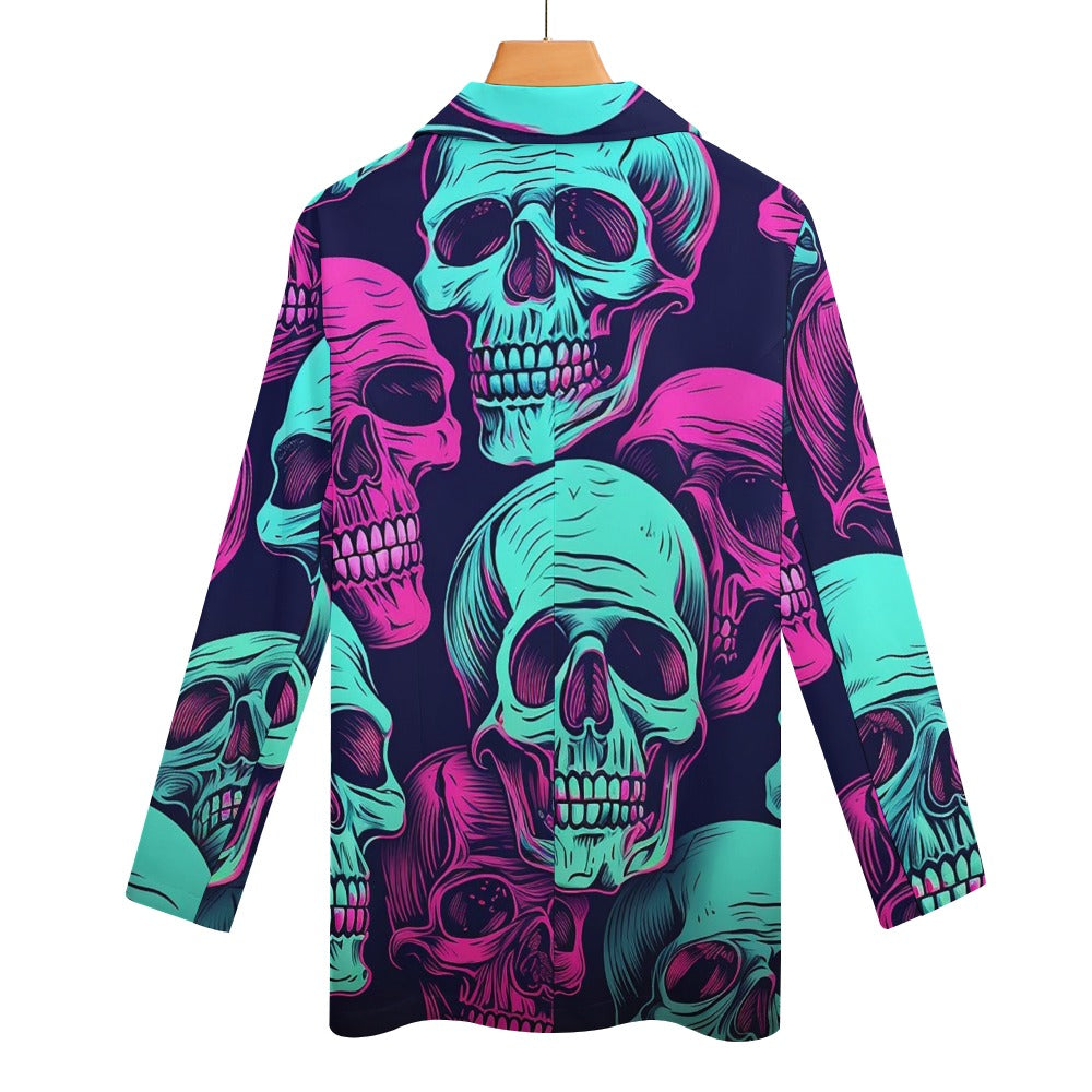 Neon Skulls Casual Suit Jacket