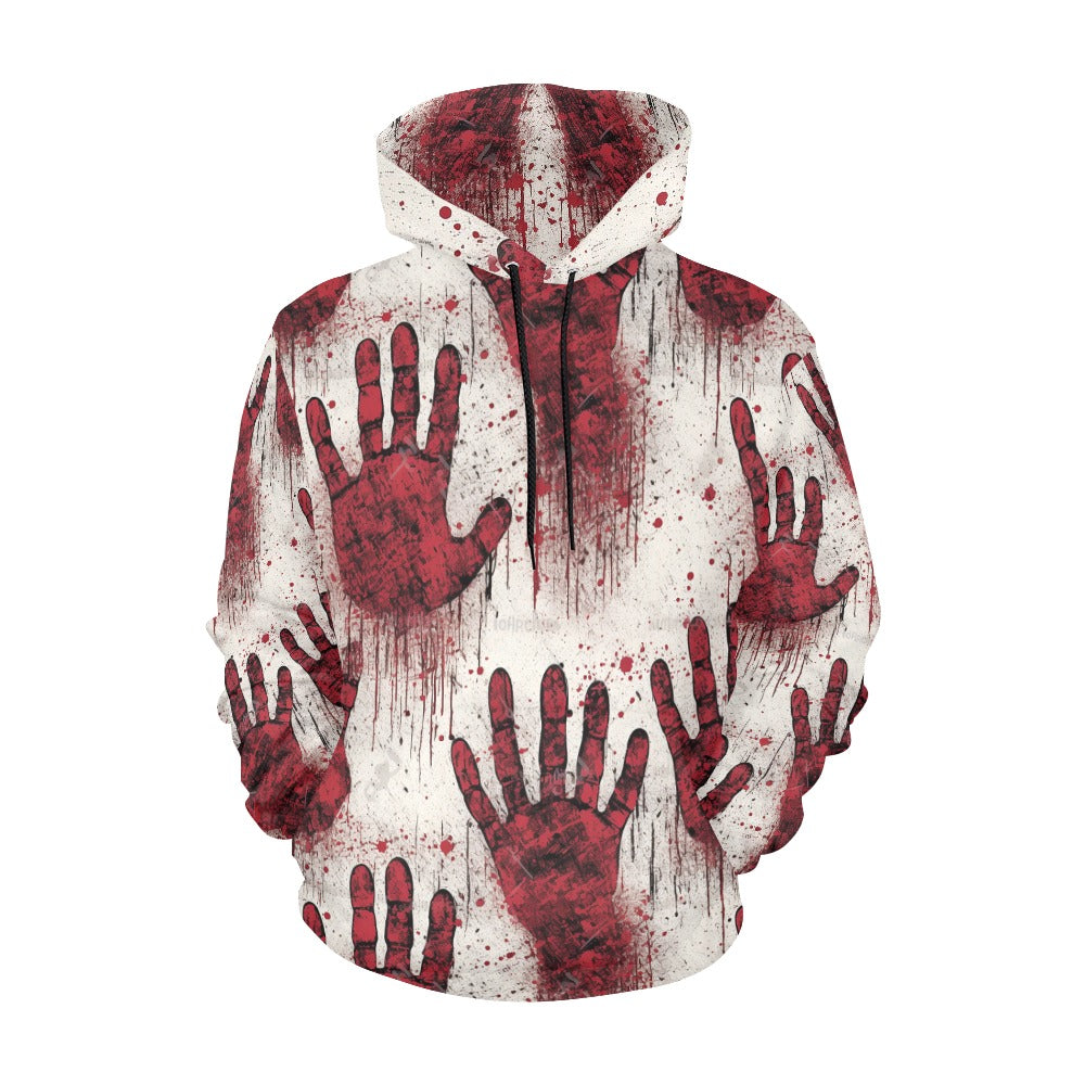 Bloody Hand Prints Hoodie