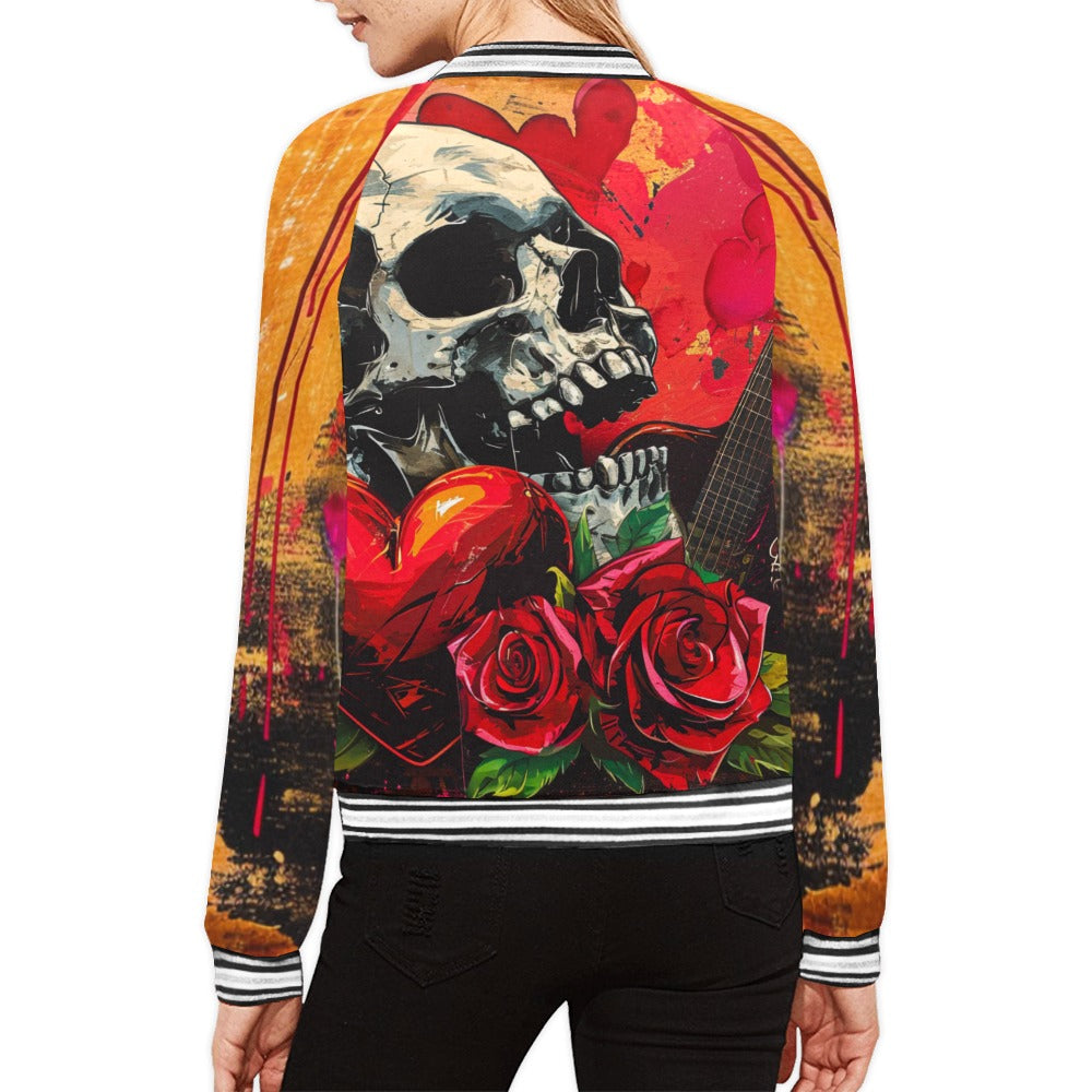 Happy Skull Stripes Jacket