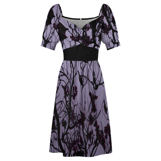 Goth Purple Night Sweetheart Dress