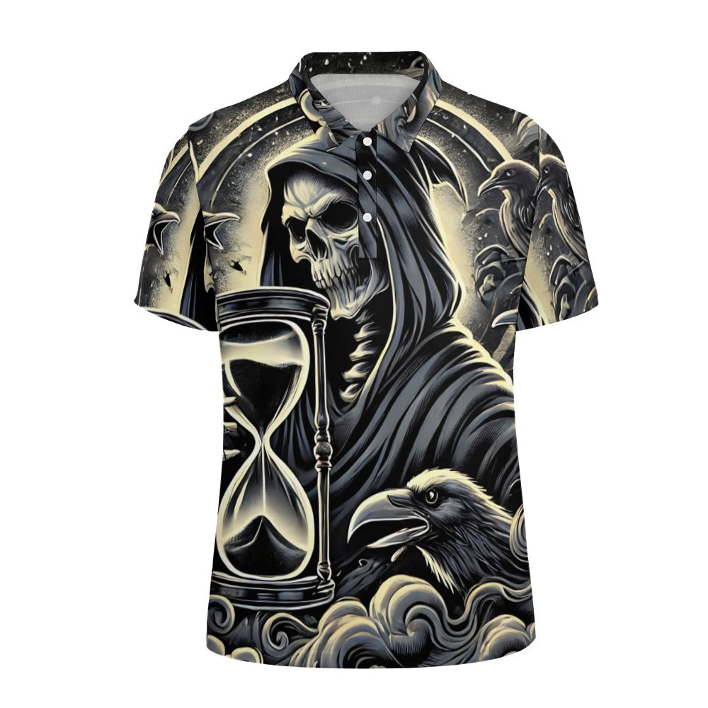 The Reaper's Hourglass Polo Shirt