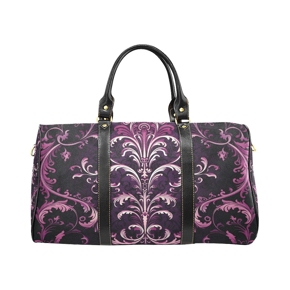 Gothic Purple Design Large Travel Bag
