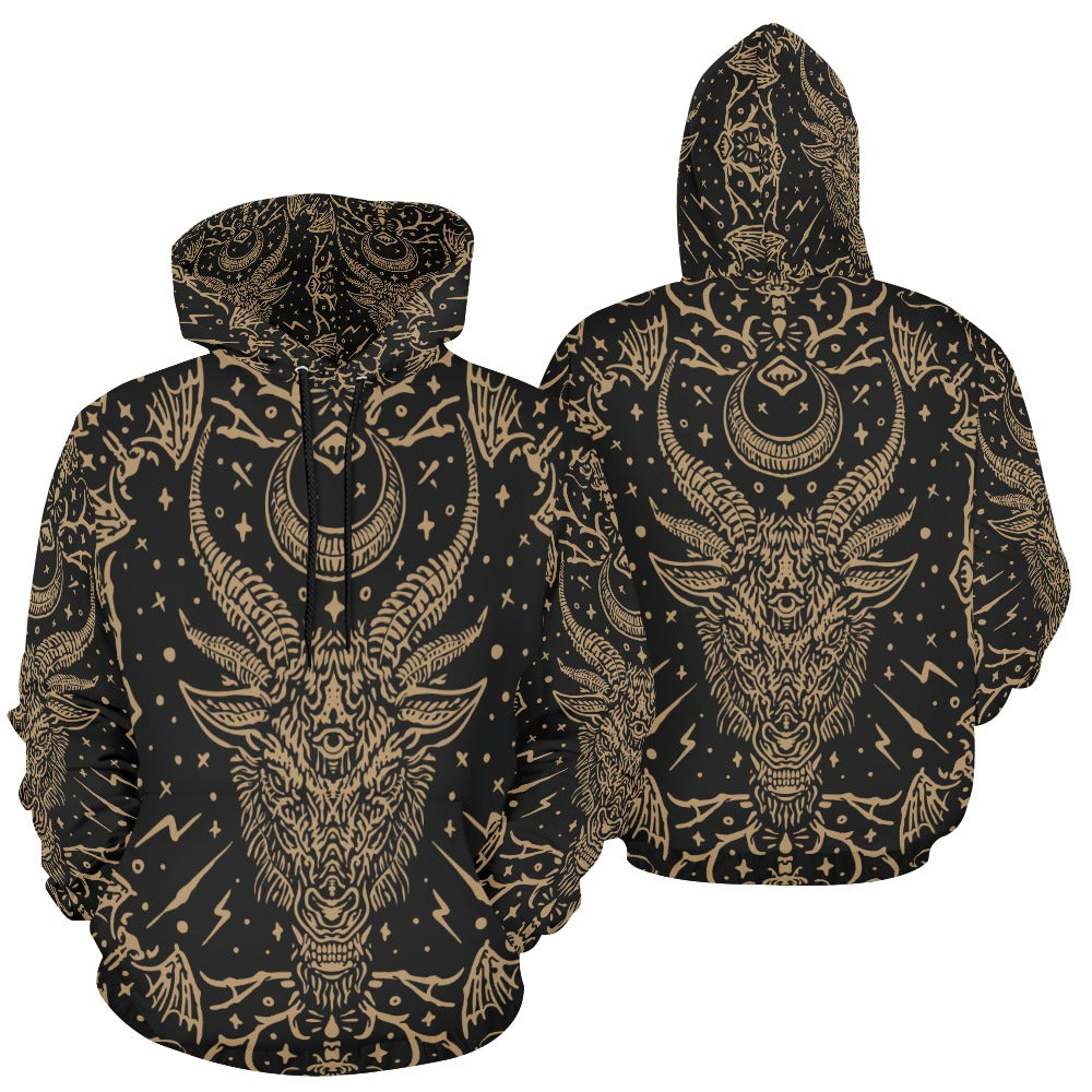 Baphomet And The All Seeing Eye Hoodie