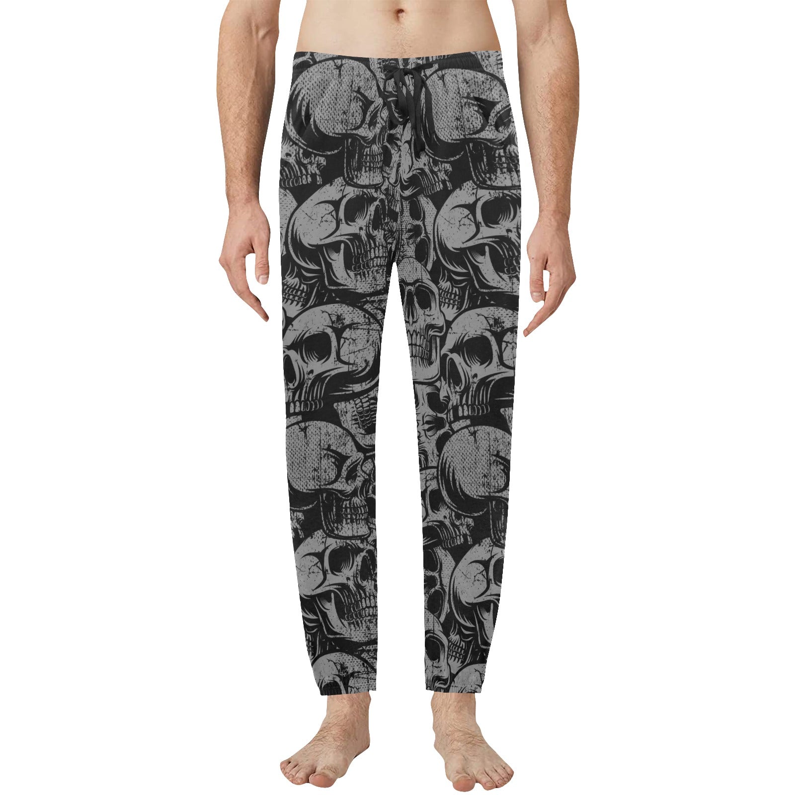 Silver Skulls Joggers