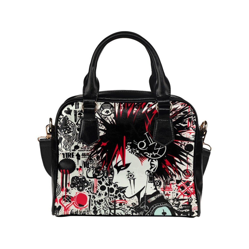 Gothic Punk Girl Shoulder Handbag