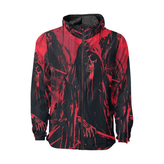 The Reaper Waiting Hooded Windbreaker