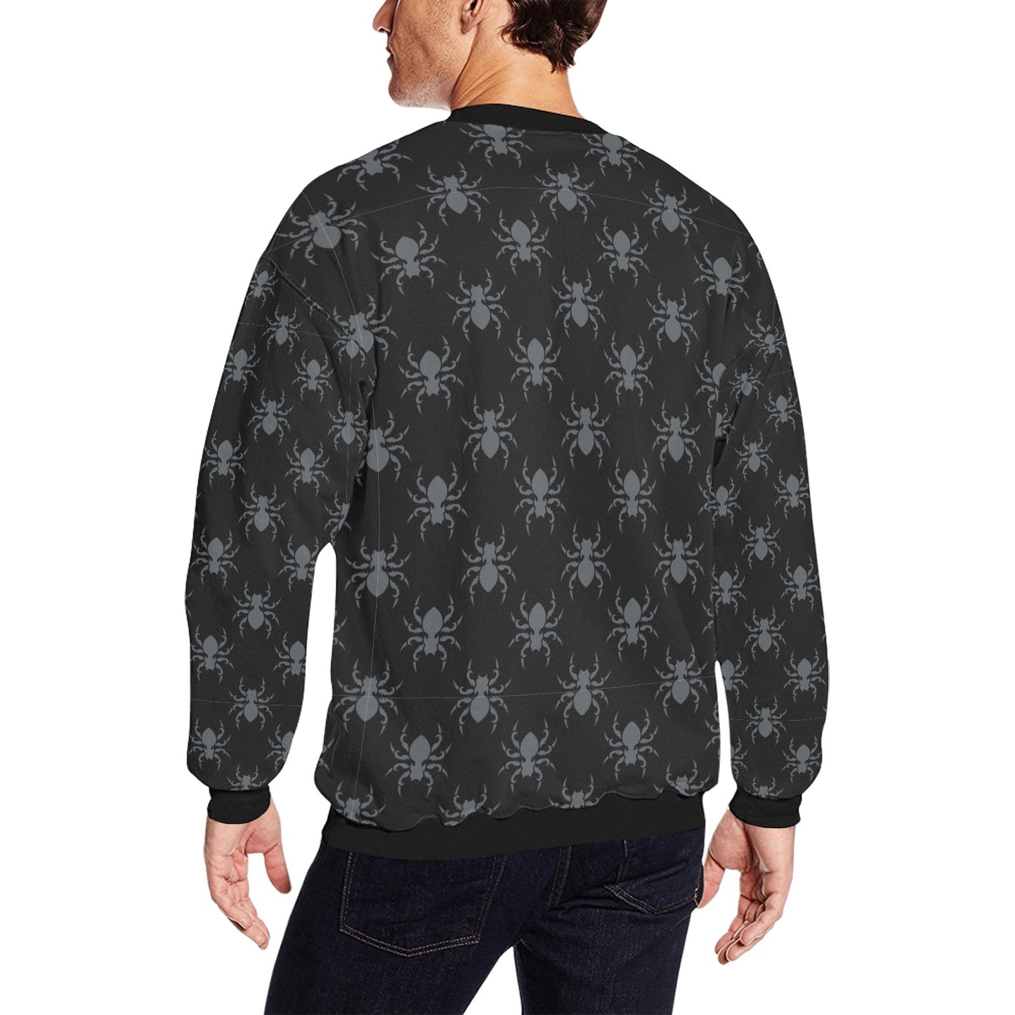 Gothic Spiders Men's Crew Neck Sweatshirt