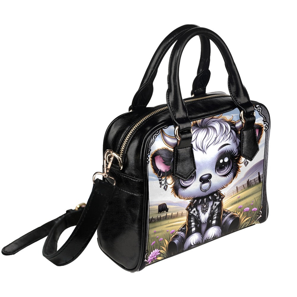 Gothic Cow Shoulder Handbag