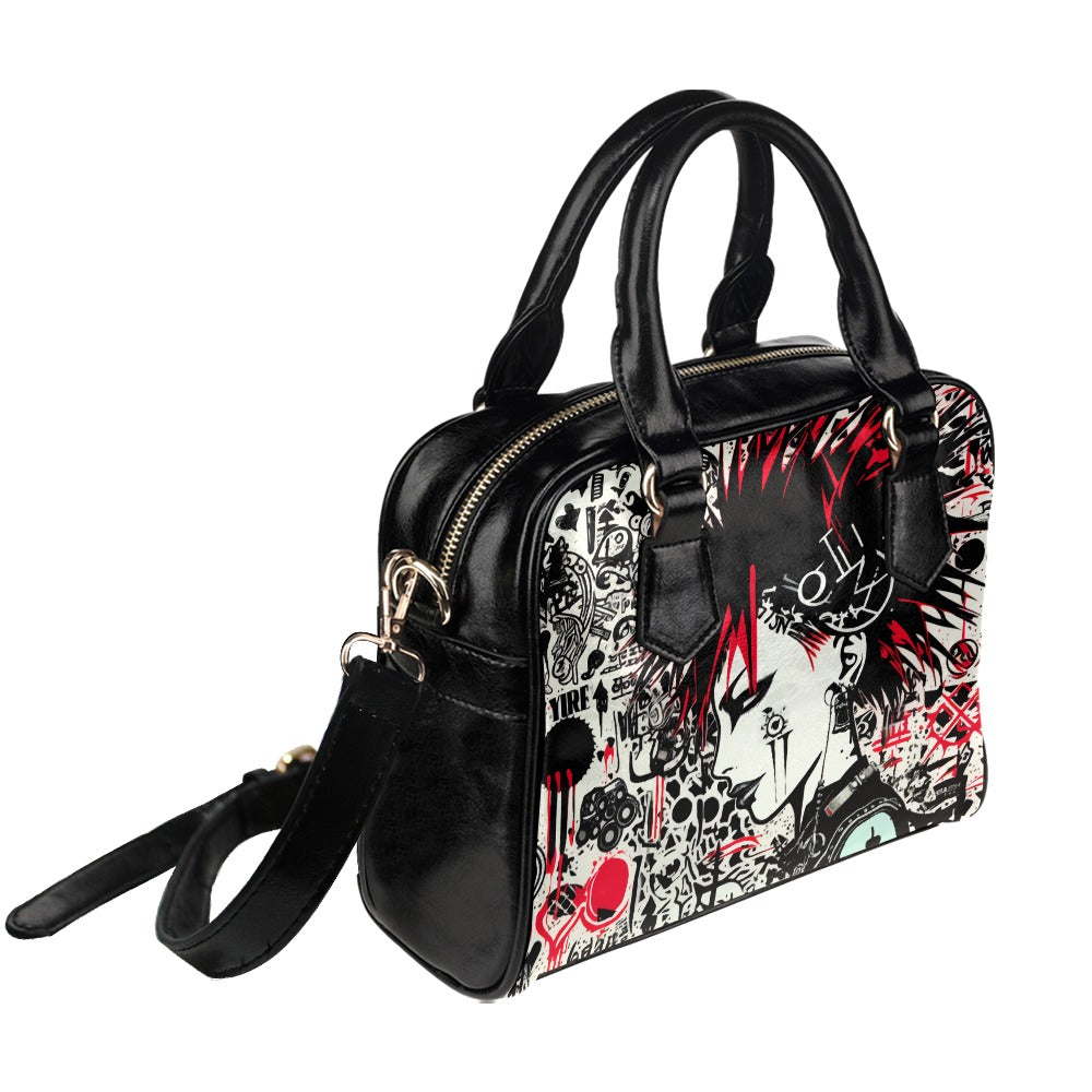 Gothic Punk Girl Shoulder Handbag